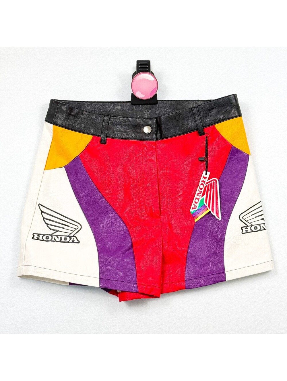 Honda x Forever 21 Y2K Faux Leather Moto Racing Women’s M